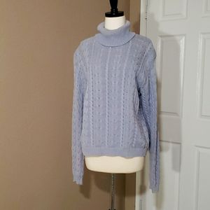 Wainscott High Neck pullover Sweater Size Medium
